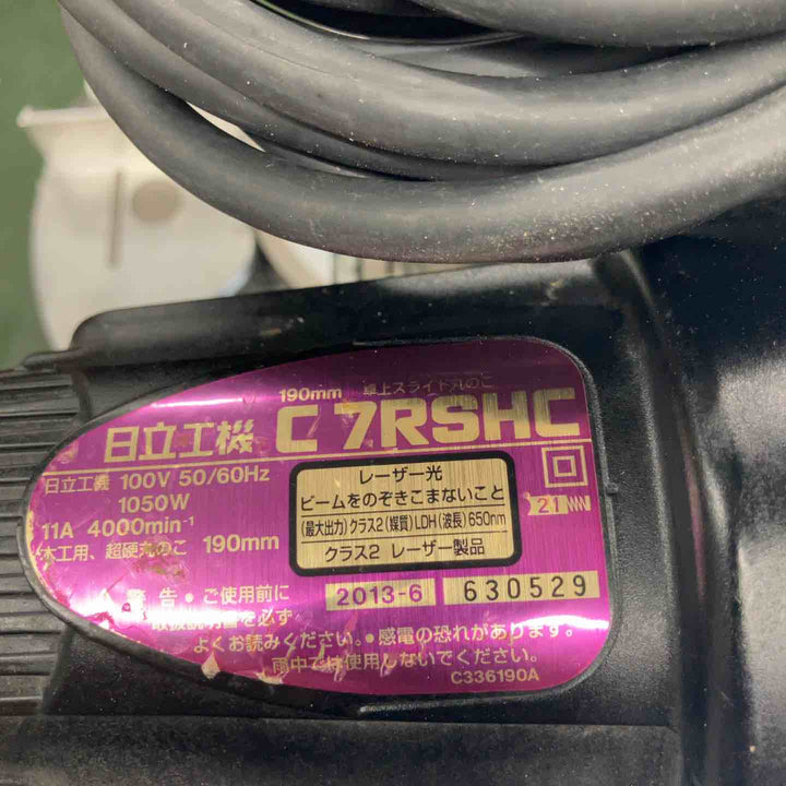 ★ハイコーキ(HIKOKI ※旧:日立工機) 卓上スライド丸のこ C7RSHC【戸田店】