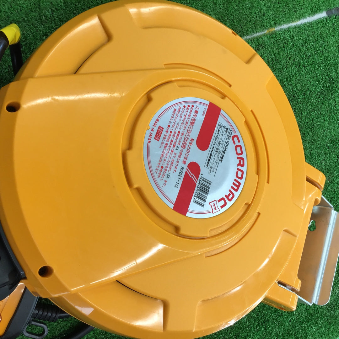 ハタヤ コードマック2 単相100V 10m 接地付 四ツ口コンセント CDS2-101QK【桶川店】