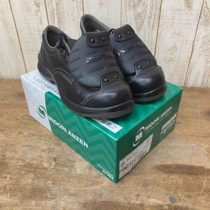 【未使用品】ミドリ安全 プレミアムコンフォート 安全靴 甲プロテクタ付 PRM212 甲プロM2 ブラック 26.5 cm【柏店】