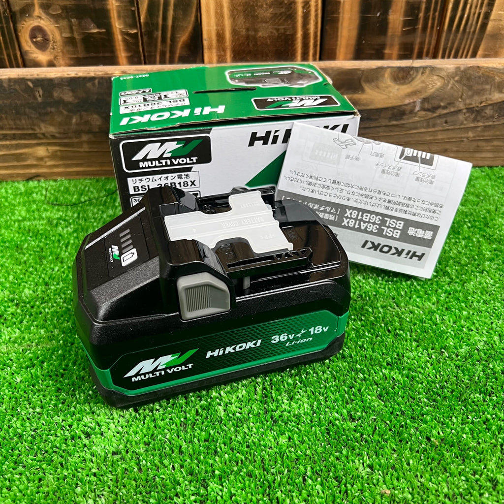 【新品】◯HiKOKI リチウムイオン電池 36v BSL 36A 18X マルチボルト BSL36A18X HiKOKIマルチボルト（36V）箱入り