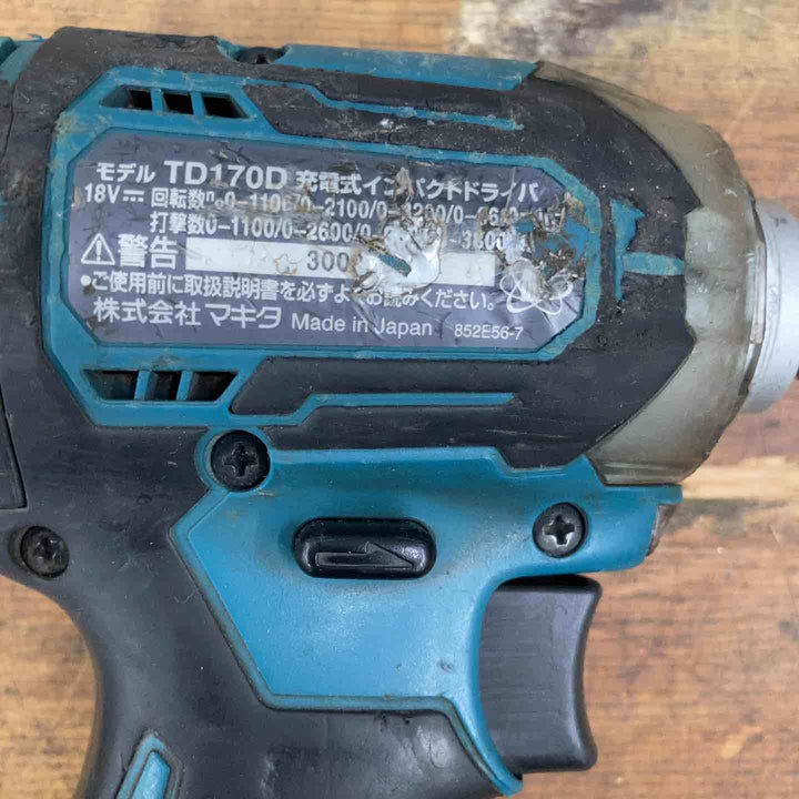 ★マキタ(makita) コードレスインパクトドライバー TD170DZ【柏店】