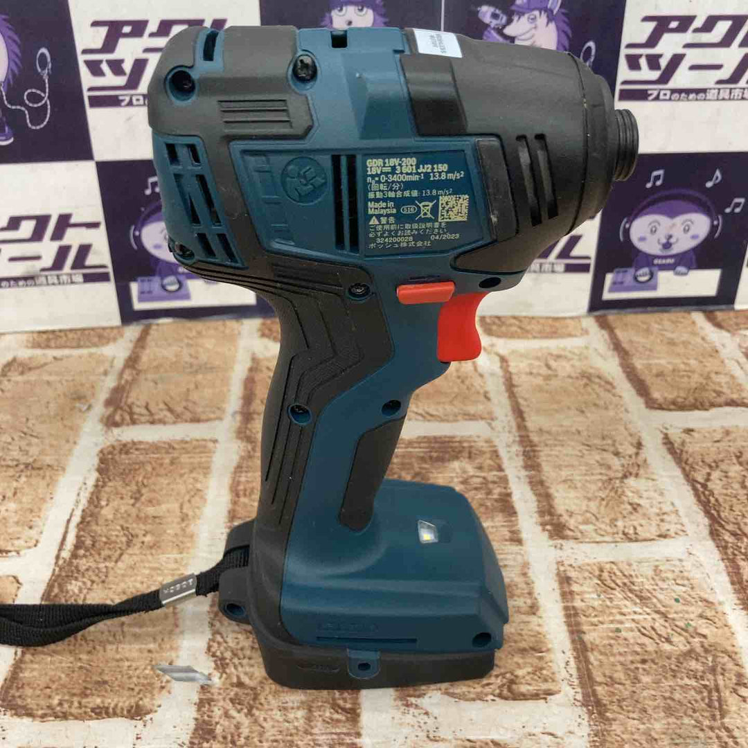 ◇ボッシュ(BOSCH) 18Vコードレスインパクトドライバー GDR18V-200【所沢店】