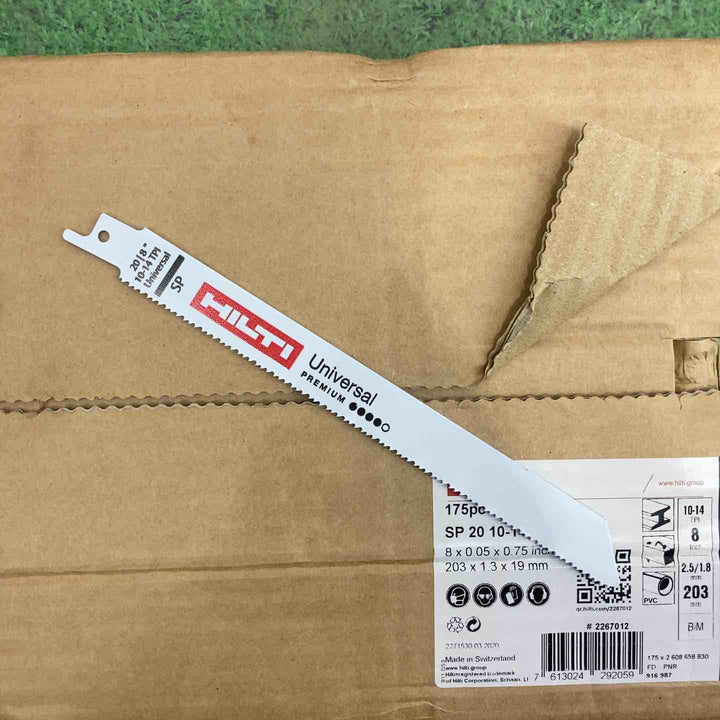 ヒルティ(HILTI) レシプロソーブレード SP20 10-14Univaesal(175pc) 203mm×1.3mm×19mm #2267012【町田店】