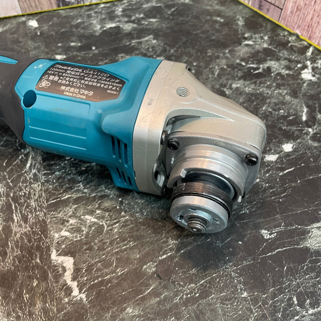 ★マキタ(makita) 100mmコードレスディスクグラインダ GA412DZ【八潮店】