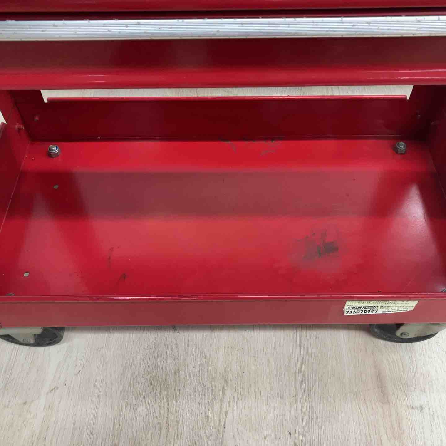 店頭受取り限定/決算SALE】アストロプロダクツ 工具収納ワゴン 鍵無し