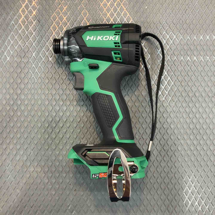 【中古品】HiKOKI(ハイコーキ) 18V 充電式 インパクトドライバ WH18DC  バッテリー1個・充電器・ケース付 WH18DC(XPZ), アグレッシブグリーン【所沢店】