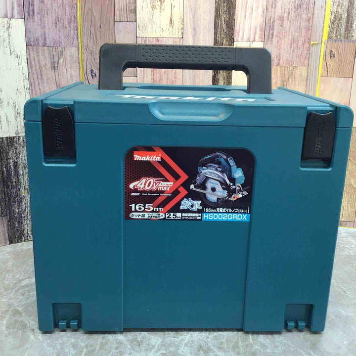 【未使用品】マキタ(makita) 40V コードレス丸のこ HS002GRDX バッテリー2個・充電器付属