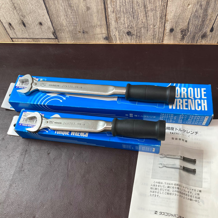 【中古美品】イチネンTASCO 高精度トルクレンチ TA771L・TA771R 2個セット【東大和店】
