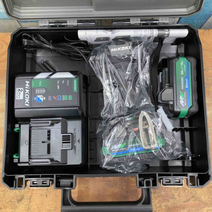 【未使用品/送料無料】★ハイコーキ(HIKOKI ※旧:日立工機) コードレスインパクトドライバ ストロングブラック WH36DD(2XHBSZ) フルセット【柏店】