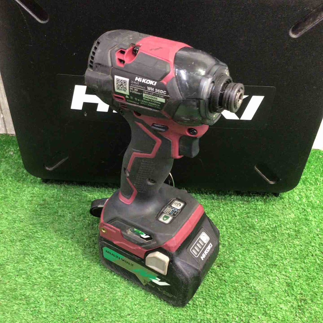 ★ハイコーキ(HIKOKI ※旧:日立工機) コードレスインパクトドライバー WH36DC(2XPR)【町田店】