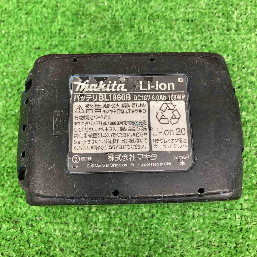 【中古品】 マキタ/makita リチウムイオンバッテリー 18V/6.0Ah BL1860B 【鴻巣店】