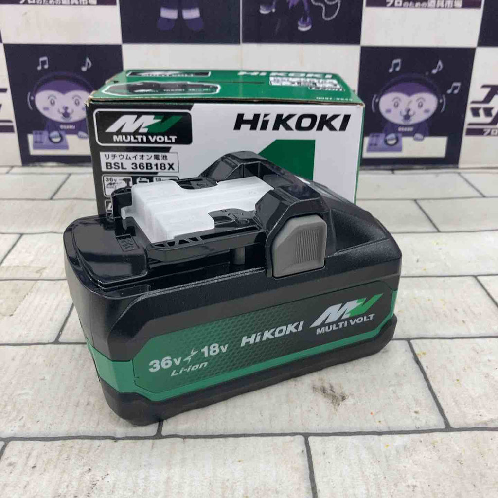 日立 - ハイコーキの大容量タイプ　リチウムイオン電池　BSL36B18新品未使用品 楽天市場】化粧箱付き HiKOKI 純正 BSL36B18BX バッテリー 第2