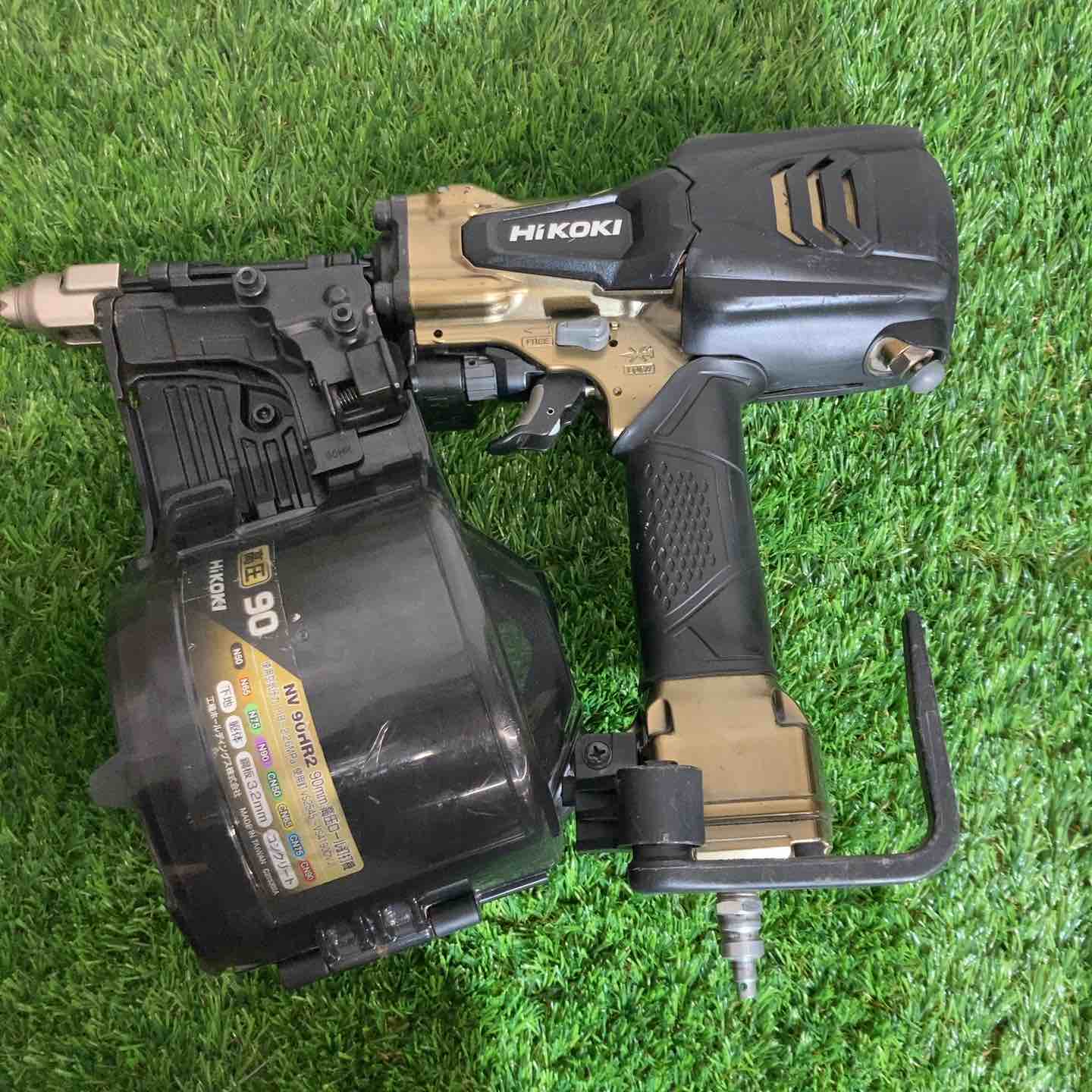 ★ハイコーキ(HIKOKI ※旧:日立工機) 高圧エア釘打ち機 NV90HR2(N)　本体のみ【戸田店】 ☆ハイコーキ(HIKOKI ※旧:日立工機) 高圧エア釘打ち機 NV90HR2(N) 本体