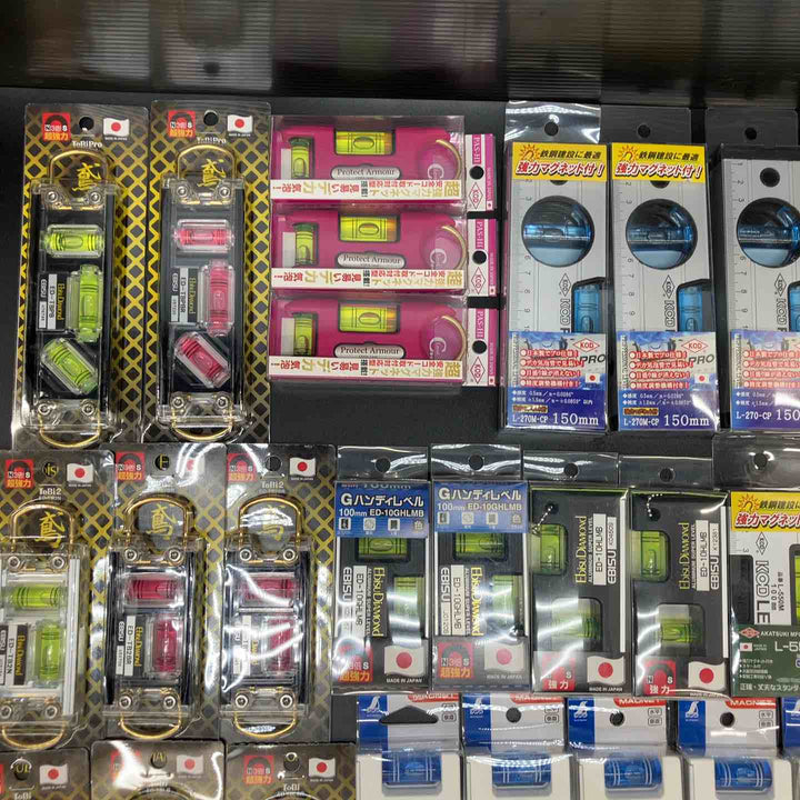 ▼【未開封/送料無料】水平器 マグネット付き有り 40個まとめ売り エビスダイヤモンド KOD シンワ TAJIMA等【川越店】