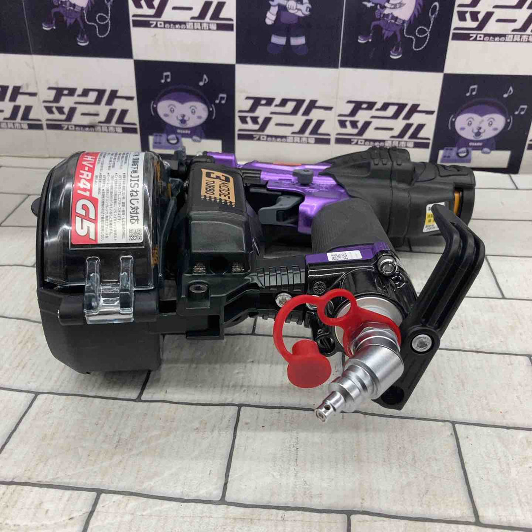 ☆マックス(MAX) 高圧エアネジ打ち機 HV-R41G5-M(限定色) メタリックパープル【所沢店】