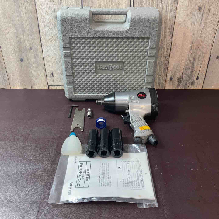 【中古美品】 GREATTOOL(グレートツール) 常圧エアーインパクトレンチ GTAW-32L 未使用長期保管品 【東大和店】