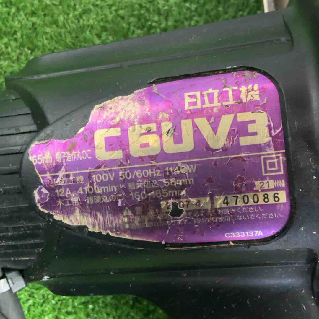 ☆ハイコーキ(HIKOKI ※旧:日立工機) 造作丸ノコ C6UV3【草加店】