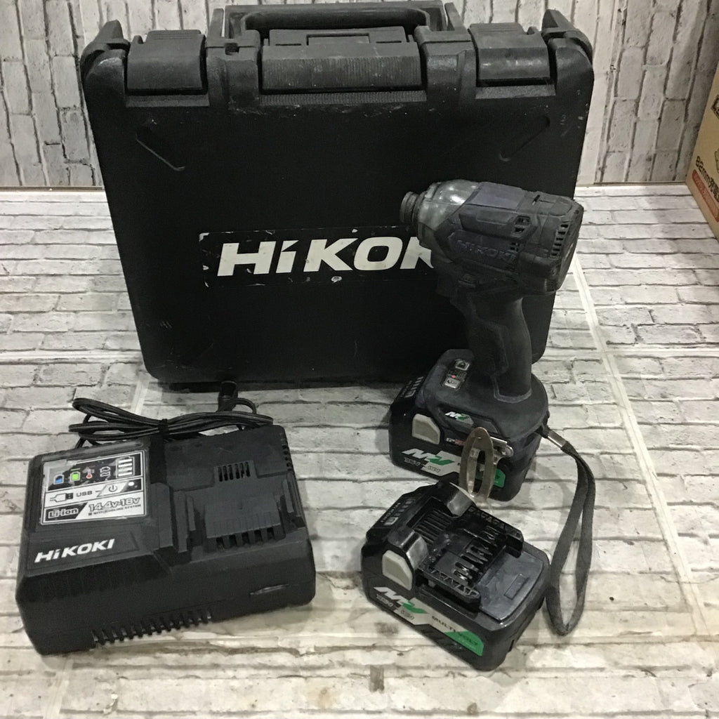 ★ハイコーキ(HIKOKI ※旧:日立工機) コードレスインパクトドライバー WH36DC(2XPSZ)(B)【川口店】 ☆ハイコーキ(HIKOKI ※旧:日立工機) コードレスインパクトドライバー