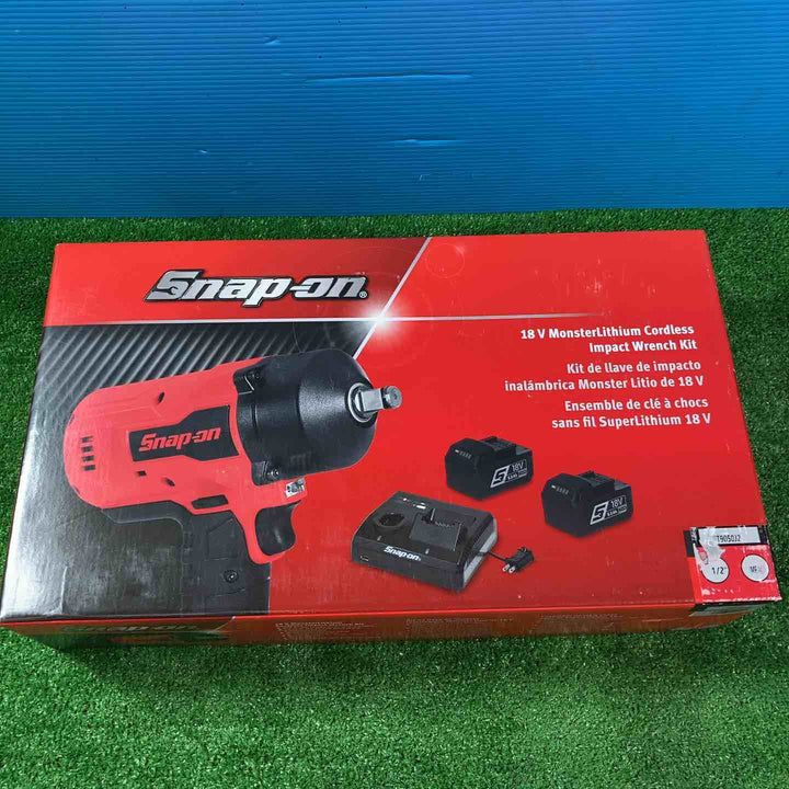 スナップオン/Snap-on 18V コードレスインパクトレンチ CT9050J2 レッド バッテリー2個付きフルセット【岩槻店】