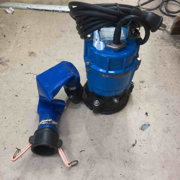 ◇鶴見製作所 水中ハイスピンポンプ(低水位排水仕様) HSR型 50Hz/60Hz共通 HSR2.4S ツルミポンプ【町田店】