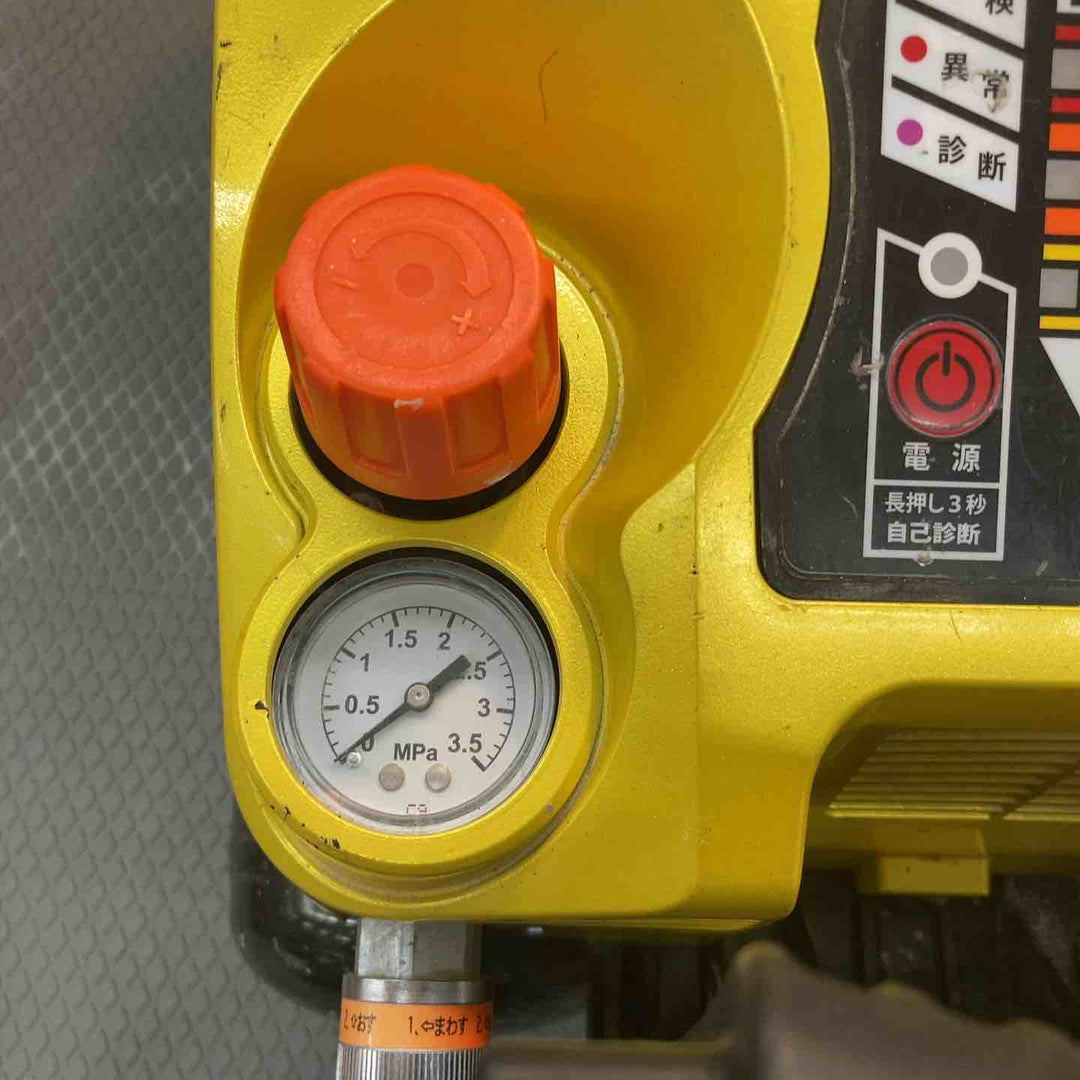 【中古品】MAX 建築用 高圧 4口 エアコンプレッサー AK-HH1270E2 限定色 リーフイエロー【所沢店】