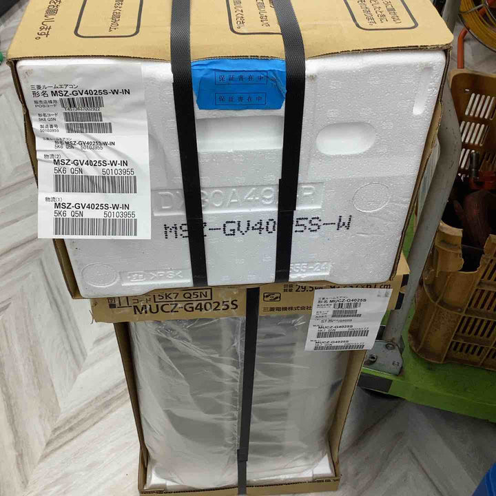 【店頭受取り限定】三菱 ルームエアコン 霧ヶ峰 MSZ-GV4025S-W ピュアホワイト 冷暖房とも主に14畳 200V 2025年モデル【越谷店】