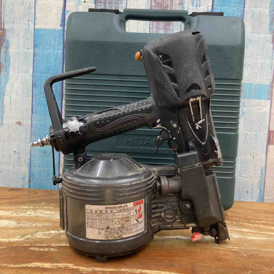 ★ハイコーキ(HIKOKI ※旧:日立工機) 高圧エア釘打ち機 NV90HMC(G)【柏店】