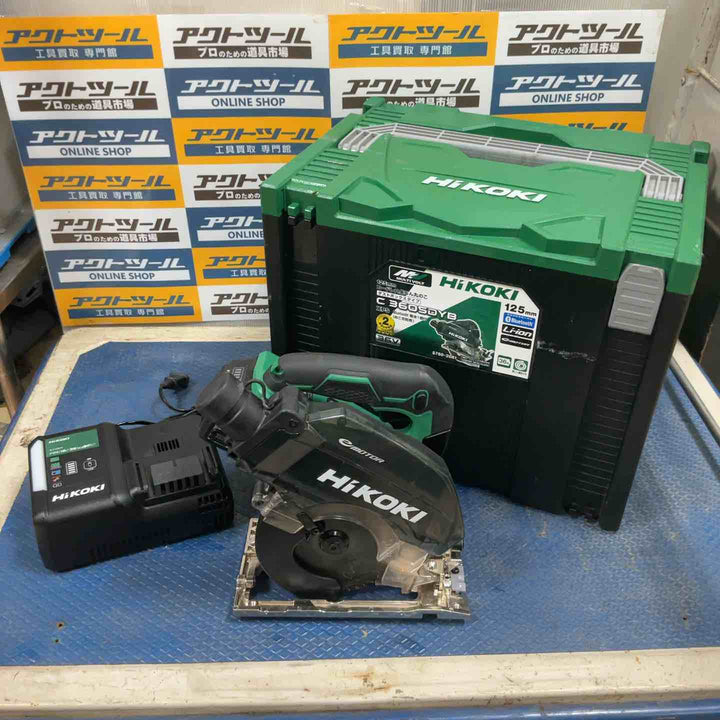 ★ハイコーキ(HIKOKI ※旧:日立工機) コードレス集じん丸のこ C3605DYB(XPS)【草加店】
