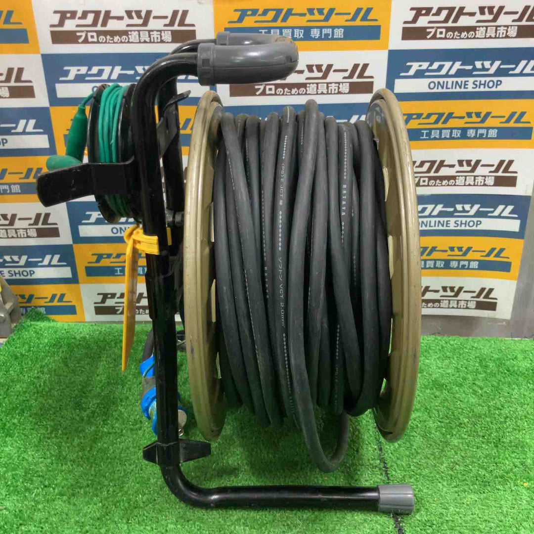 ◇ハタヤ(HATAYA) 金属感知機能付メタルセンサーリール100V型標準型コードリール MSB-301KX 30m【草加店】