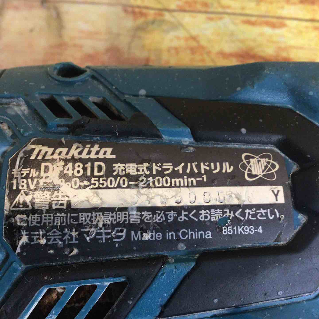 ☆マキタ(makita) コードレスドリルドライバー DF481DZ【川崎店】