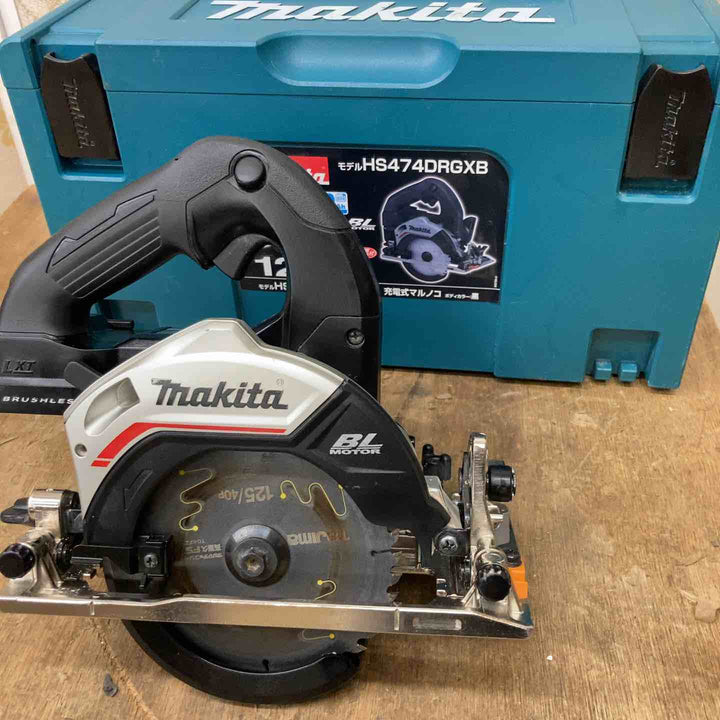 【中古品】★マキタ(makita) 125mm コードレスマルノコ HS474DZB 18V 本体+ケース【柏店】
