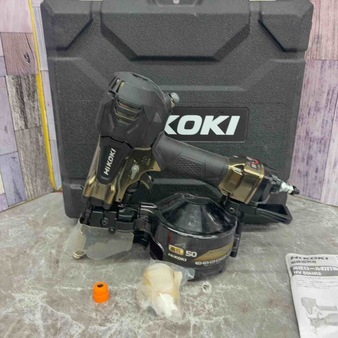 ★ハイコーキ(HIKOKI ※旧:日立工機) 高圧エア釘打ち機 NV50HR2(S)【八潮店】