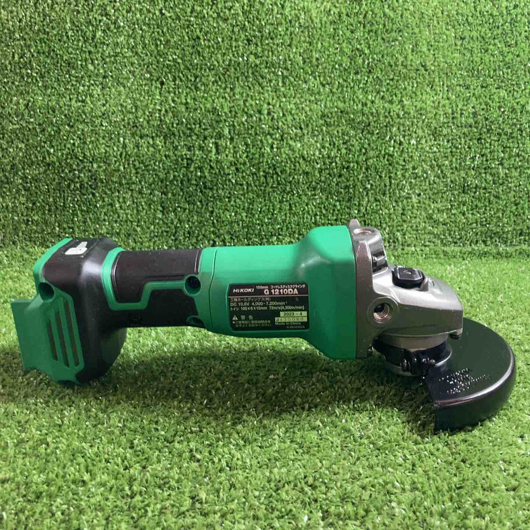 ★ハイコーキ(HIKOKI ※旧:日立工機) 100mmコードレスディスクグラインダ G1210DA(NN)【川崎店】