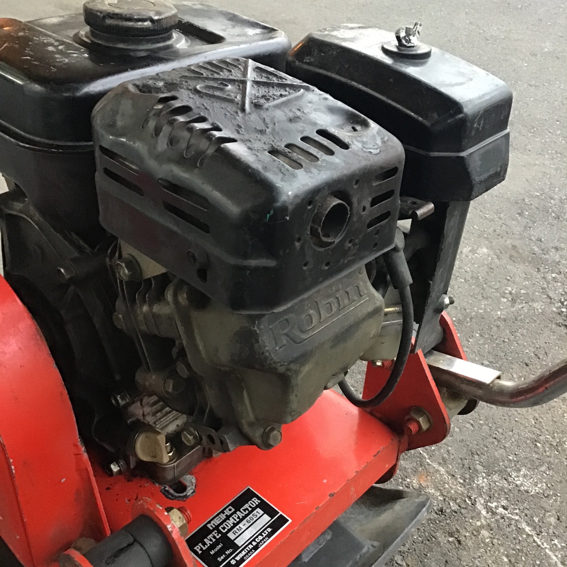 メイホー RM-60S エンジンプレート 中古 プレート メイホー RM-60S エンジンプレート 中古 プレート