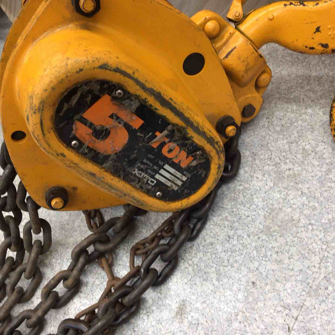 【店頭受取り限定】◇キトー(KITO) チェンブロック チェーンブロック 5t M3形 CB050【八潮店】