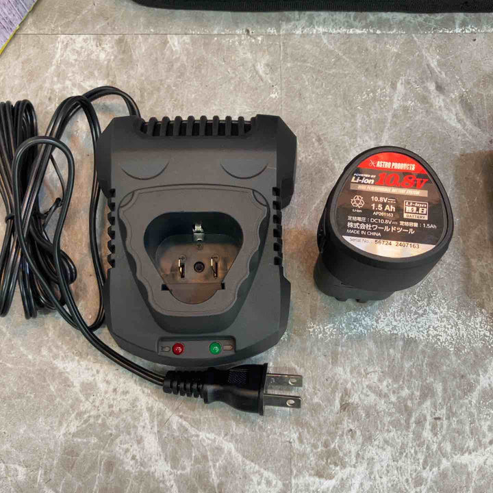 ◇ASTRO PRODUCTS DC10.8V 充電式 1/2DR インパクトレンチ IW900-250N【八潮店】
