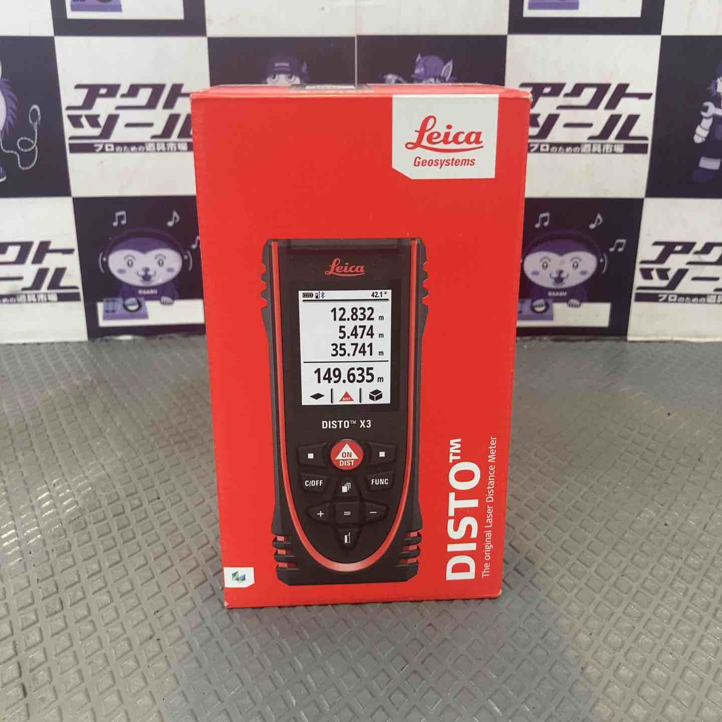 【未使用品】ライカ(Leica) レーザー距離計 Leica DISTO(ライカ ディスト) X3 PSC認定取得 日本正規品 DISTO-X3【所沢店】 未使用品】ライカ(Leica) レーザー距離計 Leica DISTO(ライカ ディスト