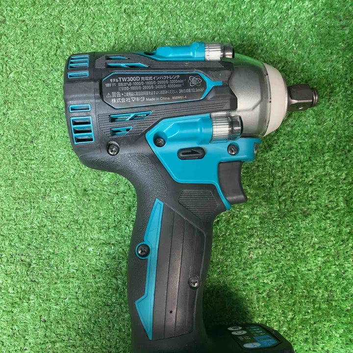 【中古品】★マキタ(makita) コードレスインパクトレンチ TW300DRGX バッテリー充電回数少なめ【岩槻店】