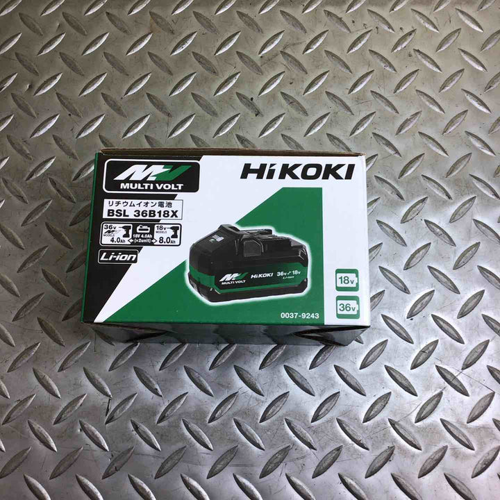 ハイコーキ(HIKOKI ※旧:日立工機) リチウムイオンバッテリー 36V/4.0Ah BSL36B18X【川崎店】