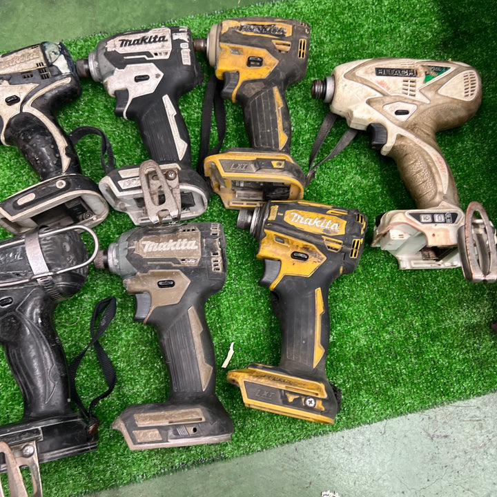 makita/HiKOKI　ｺｰﾄﾞﾚｽ 工具　18V / 14.4V インパクト / グラインダまとめて　12点　ジャンク　【桶川店】