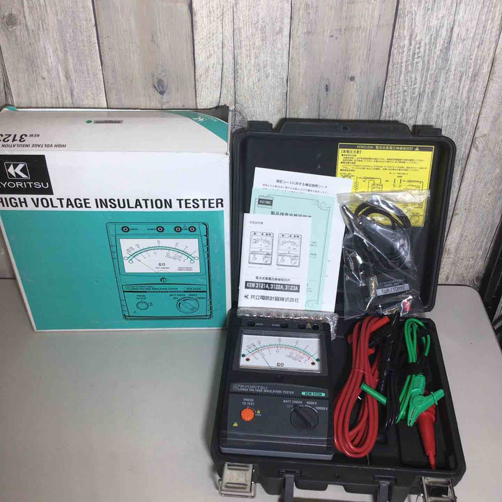【未使用品】 共立電気計器 KYORITSU 高圧絶縁抵抗計 KEW3123A 【戸田店】