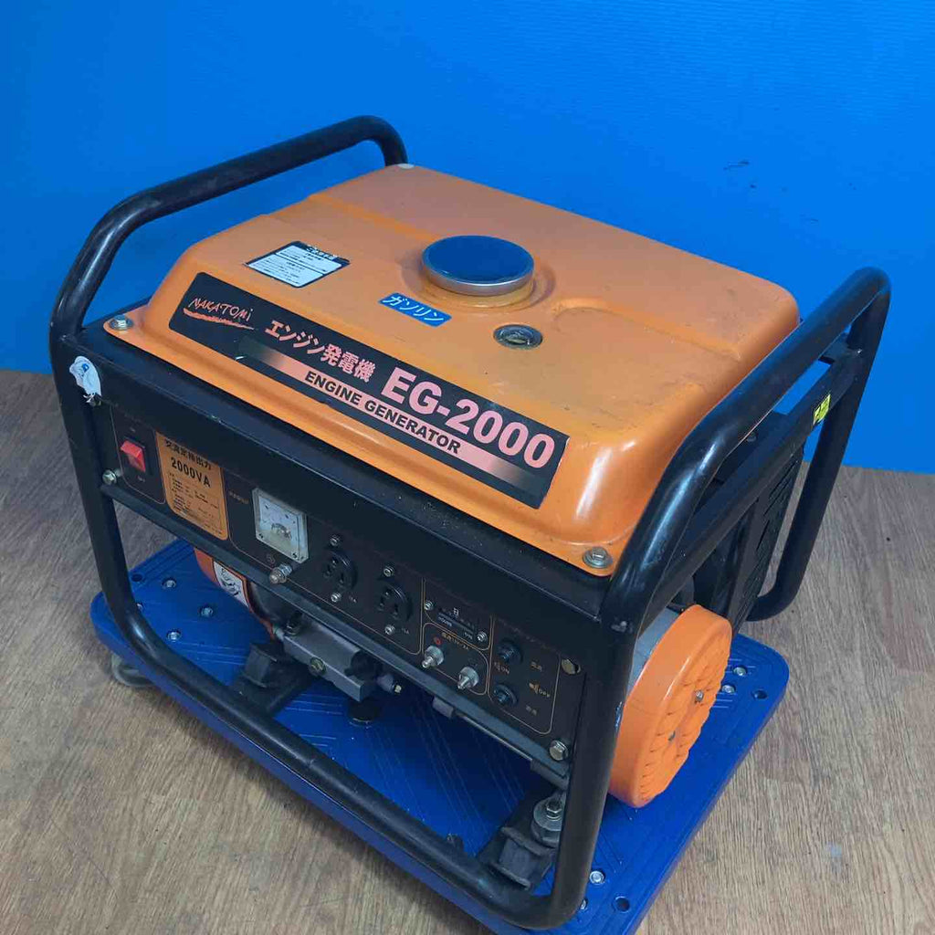 店頭受取り限定】◇ナカトミ ガソリン発電機 EG-2000 82h キャブレター