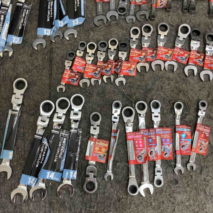 ギアレンチ まとめ サイズ 種類複数 約120点 約10kg 首振り フレックス メガネ コーナン SK11【鴻巣店】