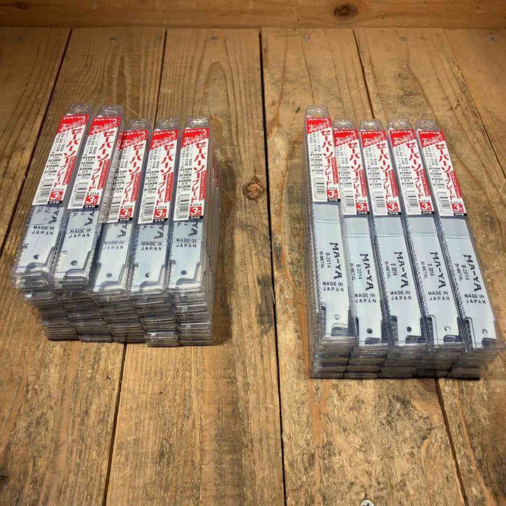 マヤ工業(MA-YA) セーバソーブレード 替刃3枚入 B1514*37+B2014*26 計63セット(合計189枚) ステンレス パイプ用【所沢店】