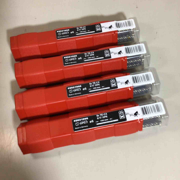 【未使用品】　HILTI ヒルティ ドリルビット TE-CX 6/17 MP8(マルチパック８本入り) SDSプラス 4個 【戸田店】