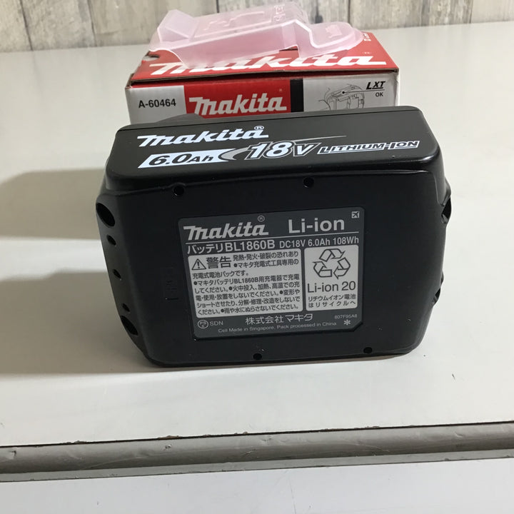 【未使用品】★マキタ makita リチウムイオンバッテリー 18V 6.0Ah BL1860B【戸田店】