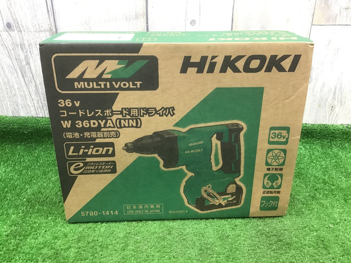 ★ハイコーキ(HIKOKI ※旧:日立工機) コードレススクリュードライバ W36DYA(NN)【富山店】●SC