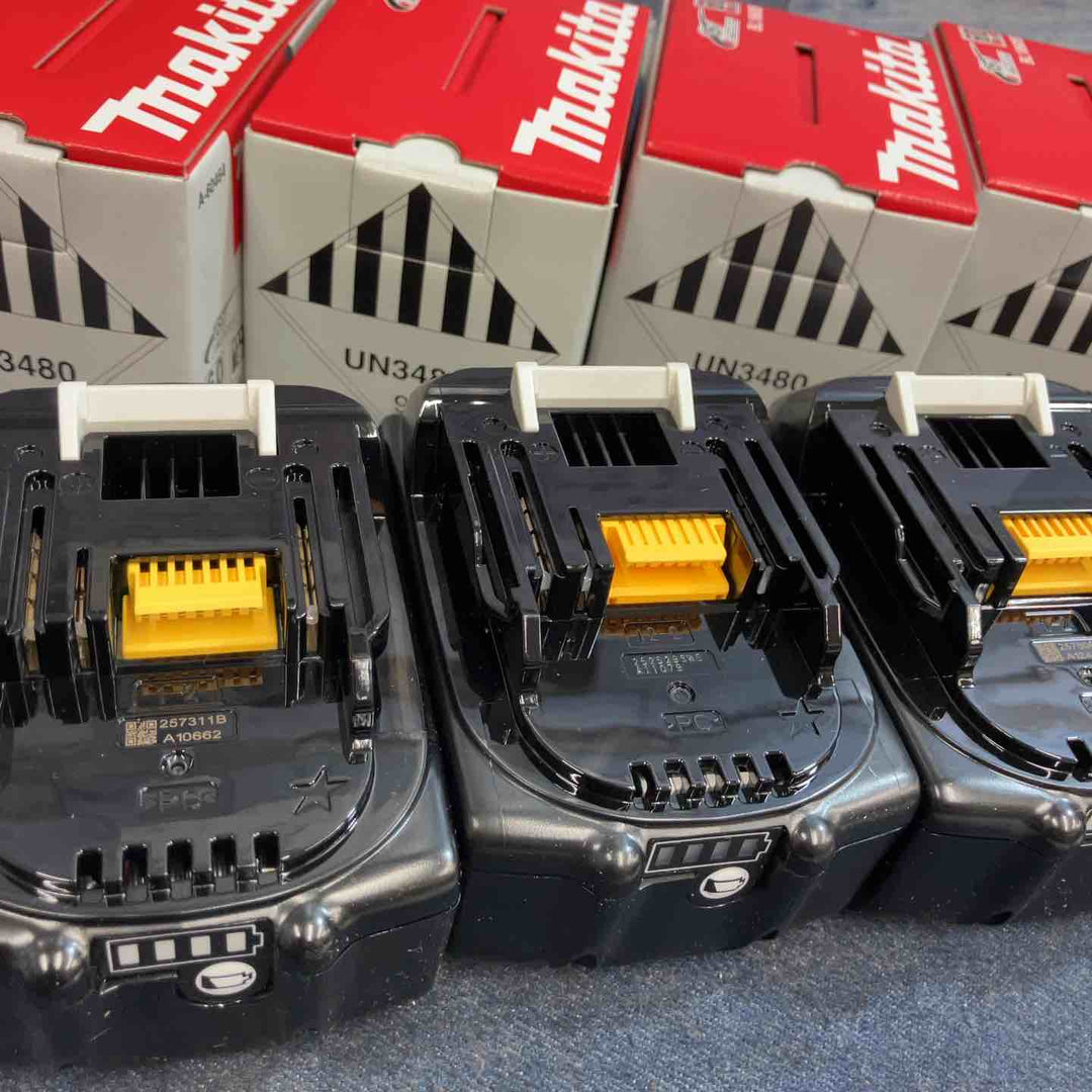マキタ(makita) リチウムイオンバッテリー 18V/6.0Ah BL1860B 5個セット【八潮店】