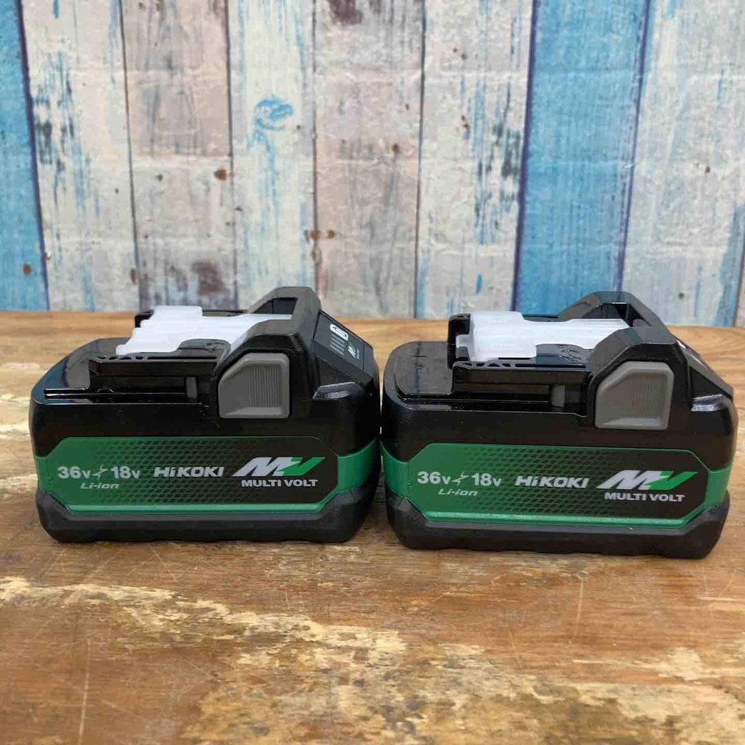 ▼ハイコーキ(HIKOKI ※旧:日立工機) リチウムイオンバッテリー 36V/2.5Ah BSL36A18X 2個セット Bluetooth無し【柏店】