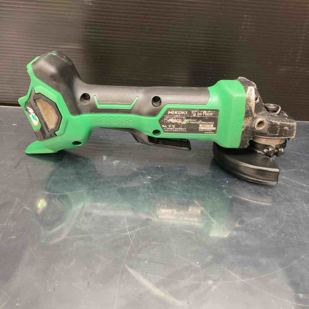 ★ハイコーキ(HIKOKI ※旧:日立工機) 100mmコードレスディスクグラインダ G3610DB(NN)【川越店】